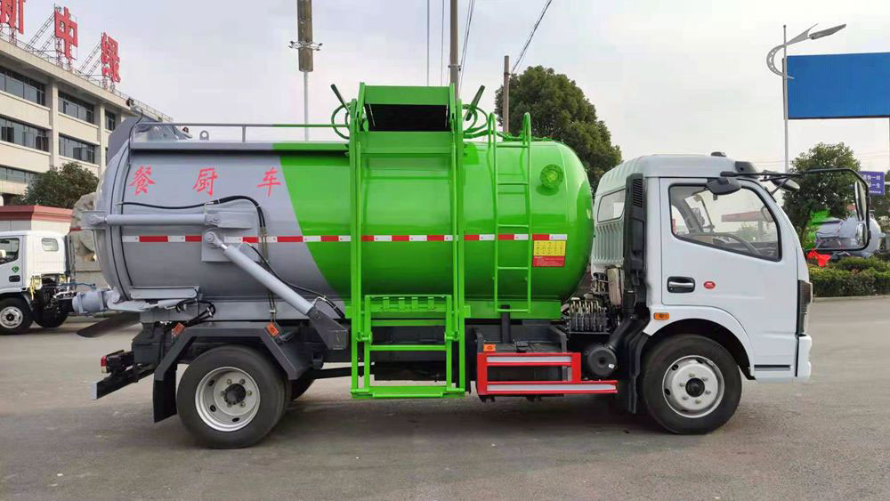 【7.5立方 圓箱】東風多利卡D7餐廚垃圾車